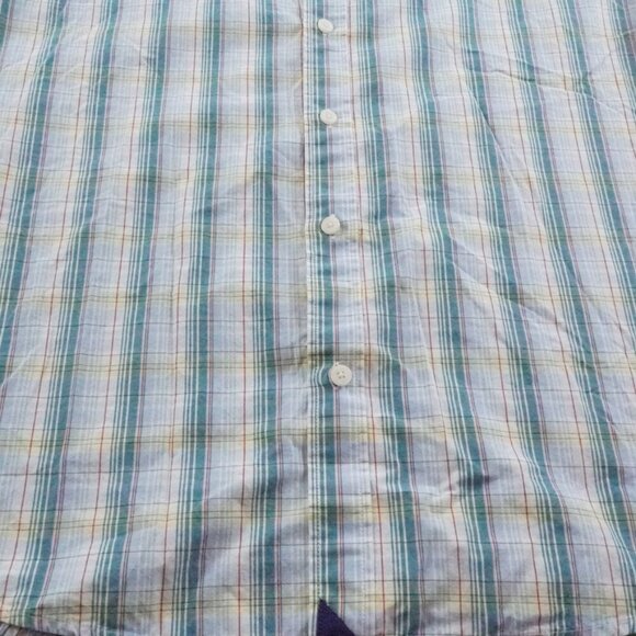 UNTUCKit Blue and White Striped Casual Button Down Shirt - Picture 2 of 9